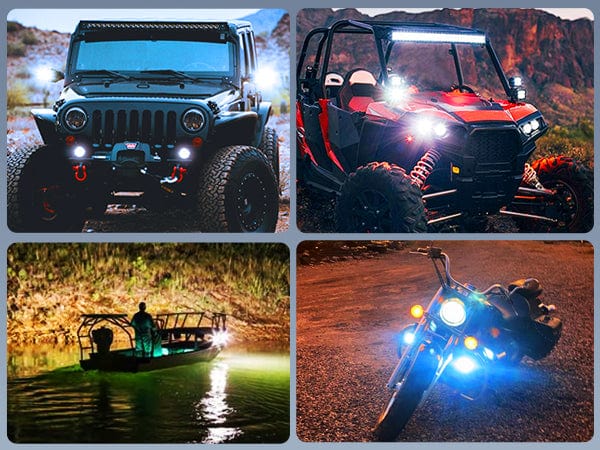 5 Inch 36W Upgraded Flush Mount Spot Flood LED Work Lights