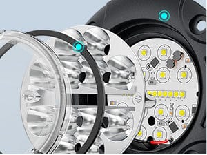 5 Inch 36W Upgraded Flush Mount Spot Flood LED Work Lights