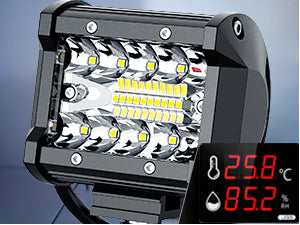 4 Inch 60W Triple Row Spot Flood LED Pods