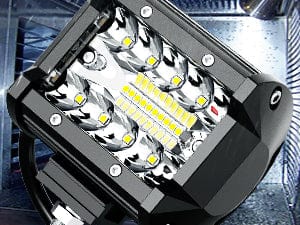 4 Inch 60W Triple Row Spot Flood LED Pods