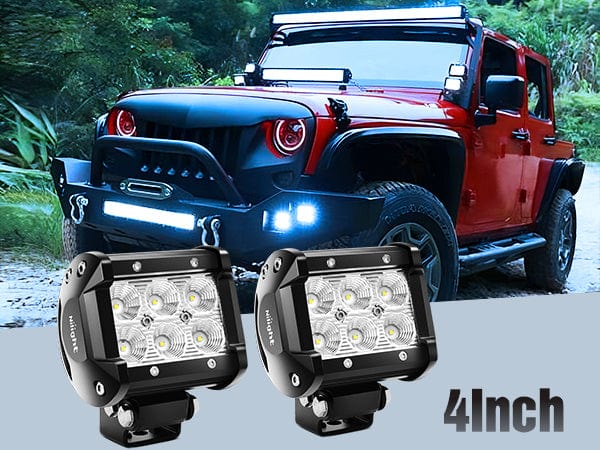 4 Inch 18W 1260LM Flood Led Pods