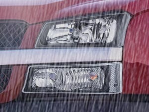 2003-2006 Chevy Silverado 1500 1500HD 2500 2500HD 3500 2007 Chevy Silverado 1500 2500 3500 Classic OE Style Black Housing Clear Reflector Headlight Taillight Assembly