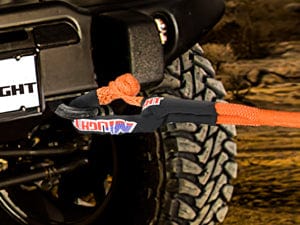 1in x 30ft Kinetic Recovery Rope & 2PCS 1/2 in x 24 in Soft Shackle Environment