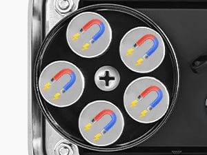 42LED Red Blue Wireless Magnetic Strobe Lights Surface Mount Waterproof 5 Patterns (Pair) Nilight