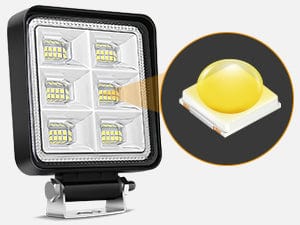 4 Inch 48LED Square Flood LED Pod Lights