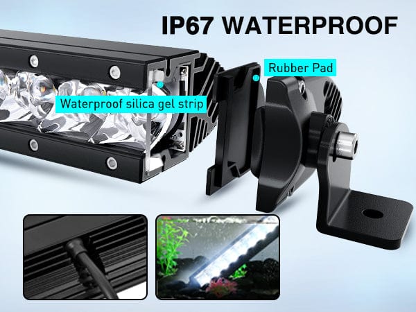 7 Inch 30W Super Slim Spot LED Light Bar Kit