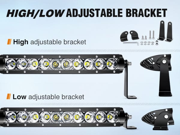 11 Inch 50W 5200LM Slim Flood Led Light Bars