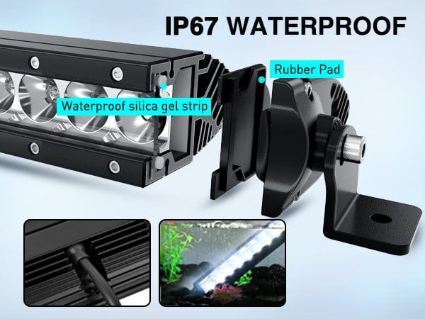 21 Inch 100W Slim Spot Flood Led Light Bar