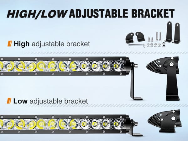 21 Inch 100W Slim Spot Flood Led Light Bar