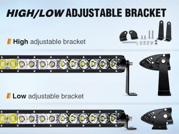 41 Inch 200W 20000LM Slim Spot Flood LED Light Bar