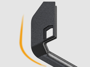 Universal Side Step 4 Pcs Black For Trucks One-Piece Design