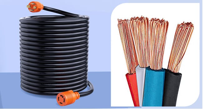 30Amp 100FT Generator Extension Cord Drag Tool
