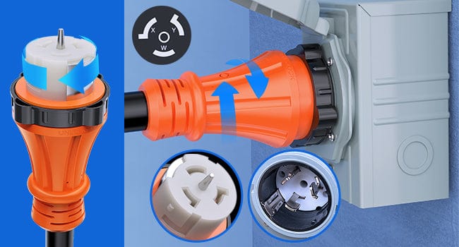 50Amp 15FT Generator Extension Cord