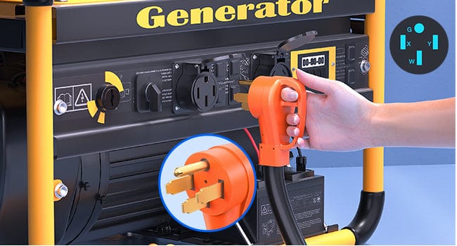 50Amp 15FT Generator Extension Cord