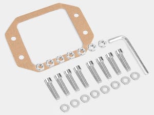 2Pcs 42W Flush Mount LED Lights with Wiring Harness Kit-2 Leads (Red Shell) User-friendly