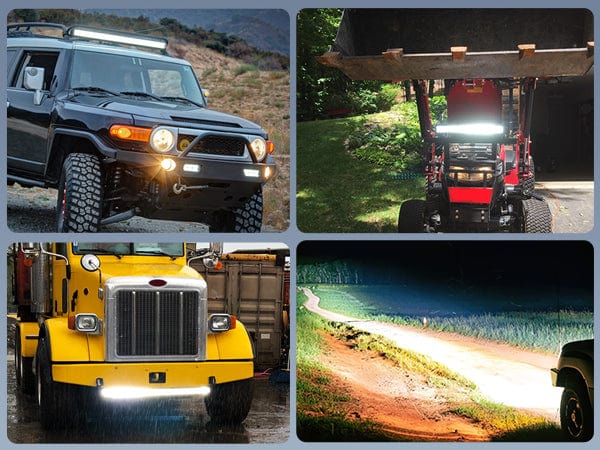 39 Inch 252W Double Row Spot Flood LED Light Bar