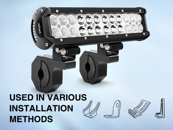 12 Inch 72W Double Row Spot Flood Led Light Bar