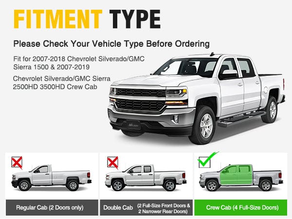 Chevy GMC Slip-Proof Running Boards