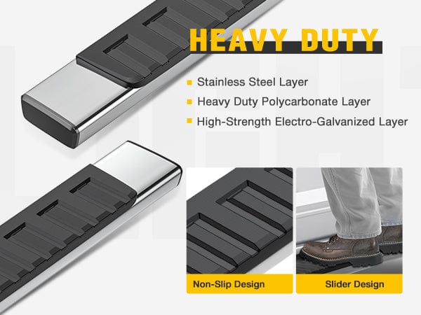 Chevy GMC Slip-Proof Running Boards