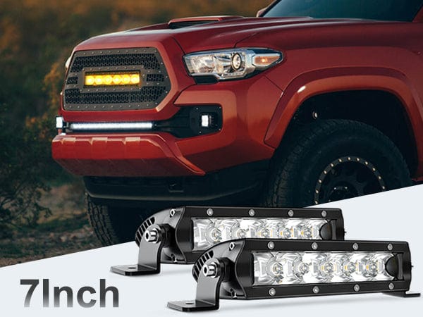 7 Inch 30W Amber White Slim Spot LED Light Bars