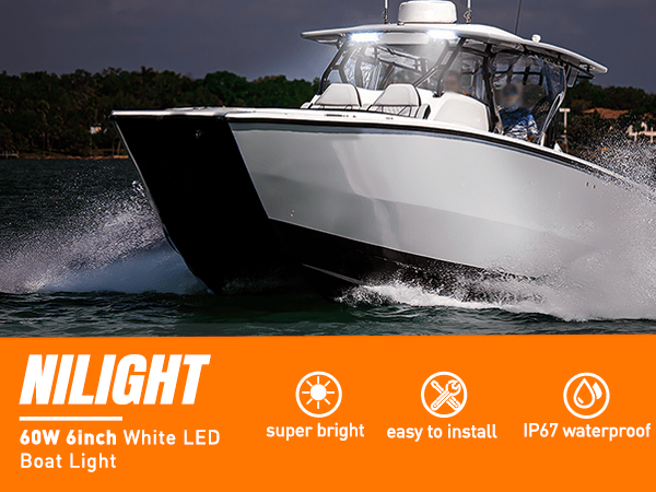 6 Inch 72W Flood White Case Led Work Lights
