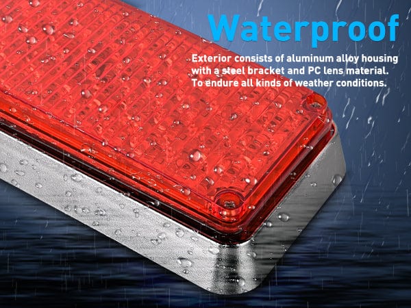 42LED Emergency Strobe Lights For Cars Trucks Van Off Road Vehicles ATV Waterproof