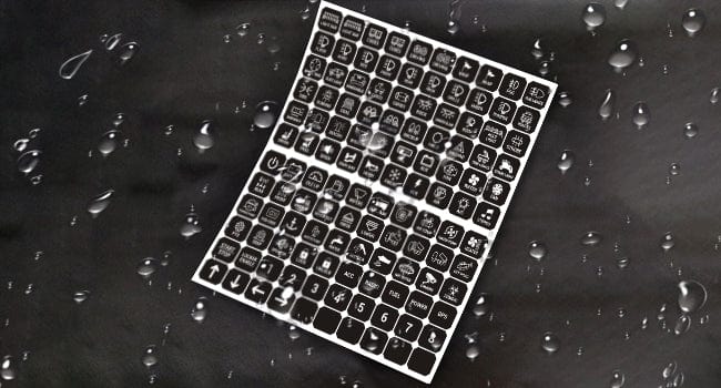 120PCS Switch Panel Stickers For 6/8 Gang Switch Panel