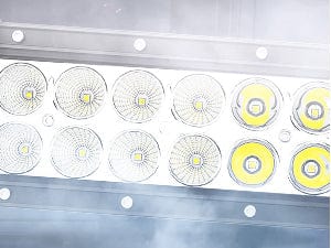 42 Inch 240W Double Row Curved Spot Flood LED Light Bar