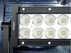 42 Inch 240W Double Row Curved Spot Flood LED Light Bar