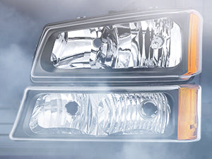 2003-2006 Chevy Silverado 1500 1500HD 2500 2500HD 3500 2007 Chevy Silverado 1500 2500 3500 Classic OE Style Black Housing Amber Reflector Headlight Taillight Assembly