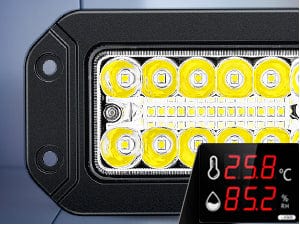 6 Inch 39W Upgraded Flush Mount Spot Flood LED Work Lights