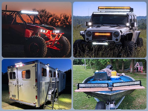 22 Inch 120W Double Row Spot Flood LED Light Bar