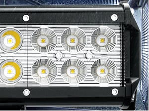 20 Inch 126W Double Row Spot Flood Led Light Bar Kit