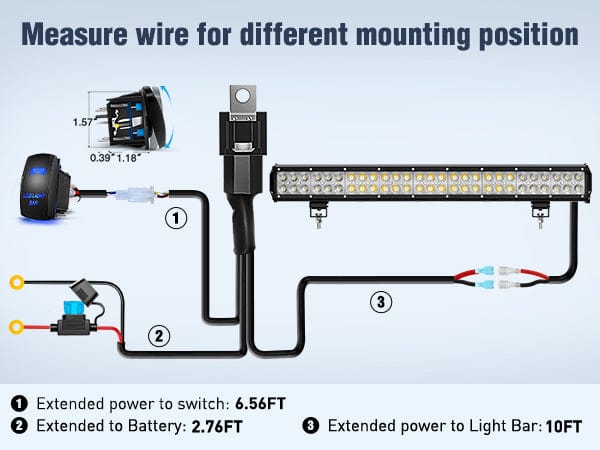 25 Inch 162W Double Row Spot Flood LED Light Bar