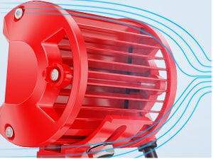 4 Inch 60W Triple Row Red Case Spot Flood LED Light Bars