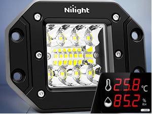 4.8 Inch 42W 7800LM Flush Mount Spot Flood LED Work Lights