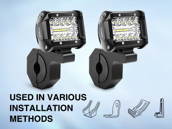 4 Inch 60W Triple Row Spot Flood LED Pods