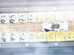 12 Inch 300W Amber White Led Light Bar Kit
