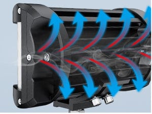 13.5 Inch 456W Side Shooter Quadruple Row Spot Flood LED Light Bar Kit