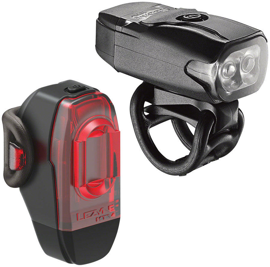 Lezyne KTV Drive Headlight and Taillight Set: Black