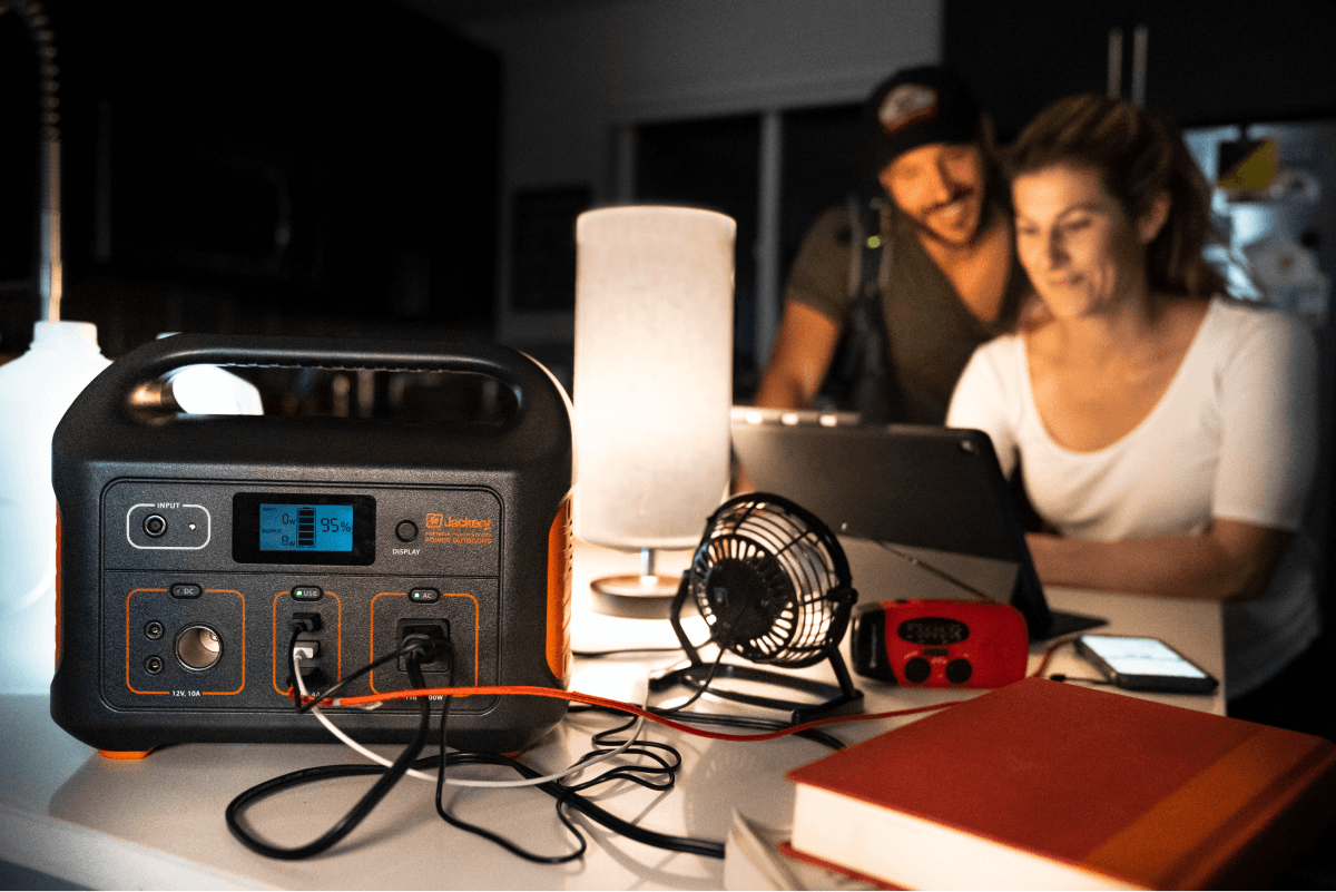 can solar generator power a calculator