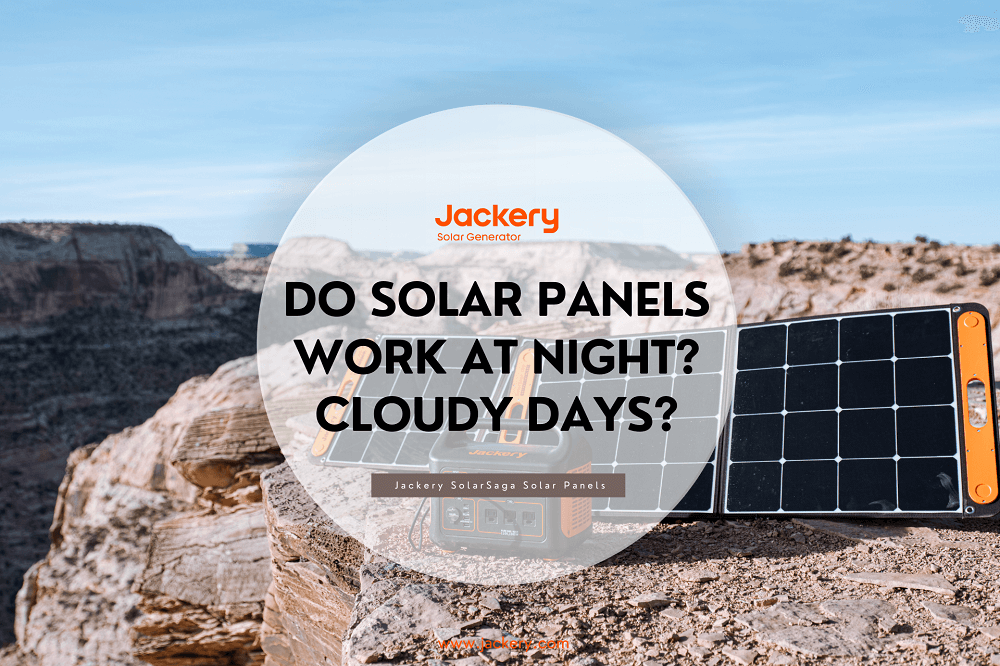 do solar panels work at night