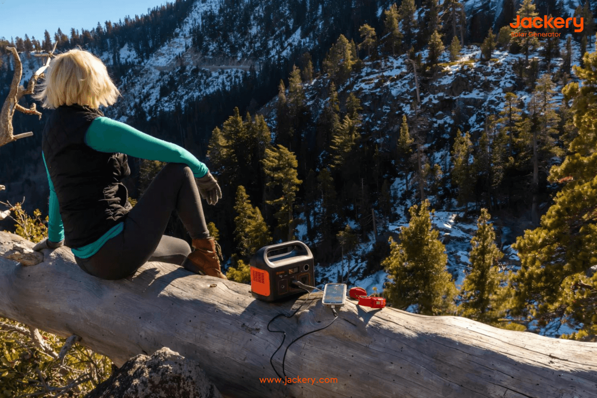 jackery power station for hiking the wave