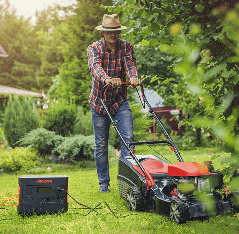 Solar Powered Lawn Mower Can Solar Generator Run a Lawn Mower Jackery