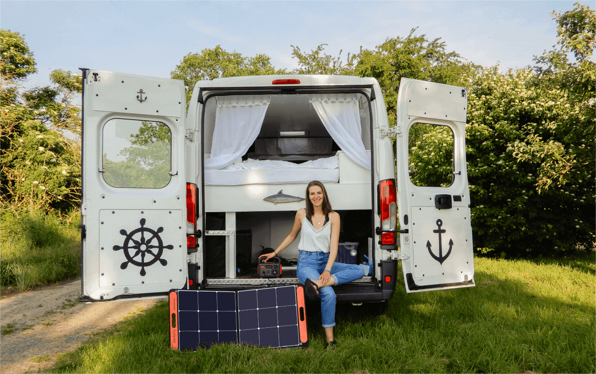 portable solar panels for microwave