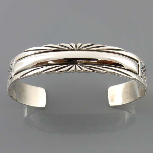 Sterling Silver Southwestern Cuff Bracelet