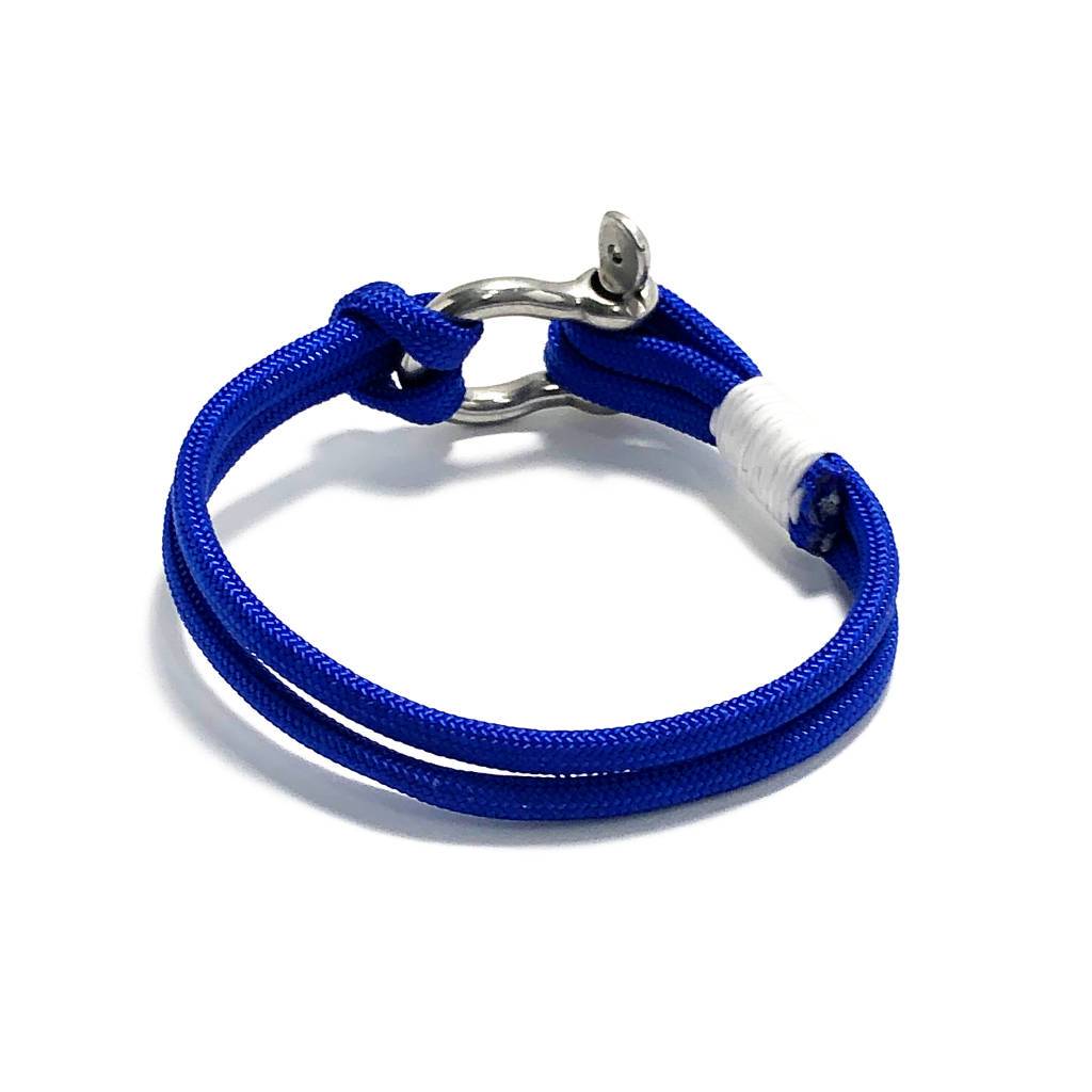 Royal Blue Nautical Shackle Bracelet 029