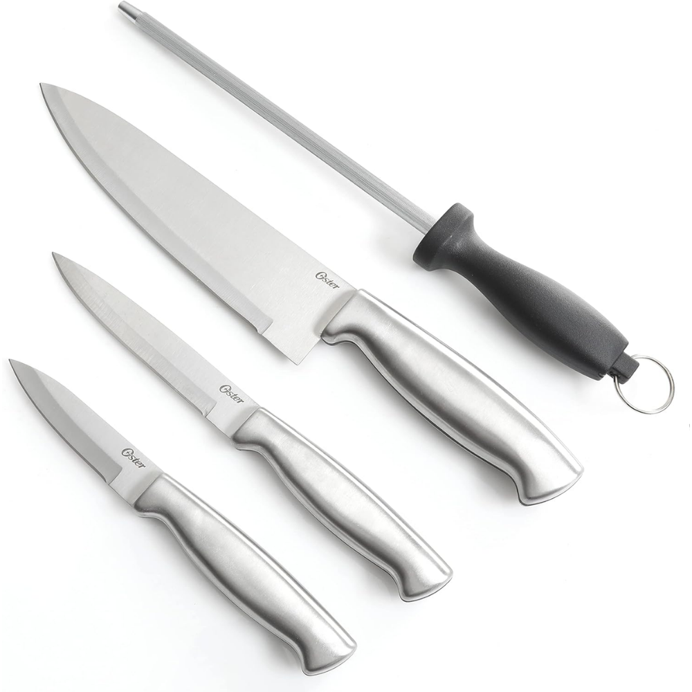 Oster 91605.04 Baldwyn 4 Piece Stainless Steel Rust-resistant Cutlery Knife Set