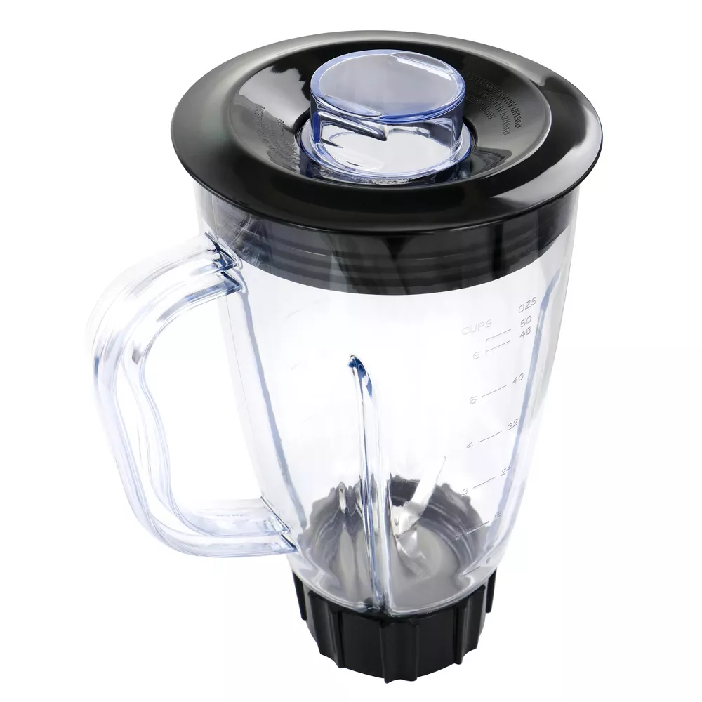 Better Chef IM-614B 10 Speed 6 Cup Capacity 350 Watt Plastic Jar Blender Black