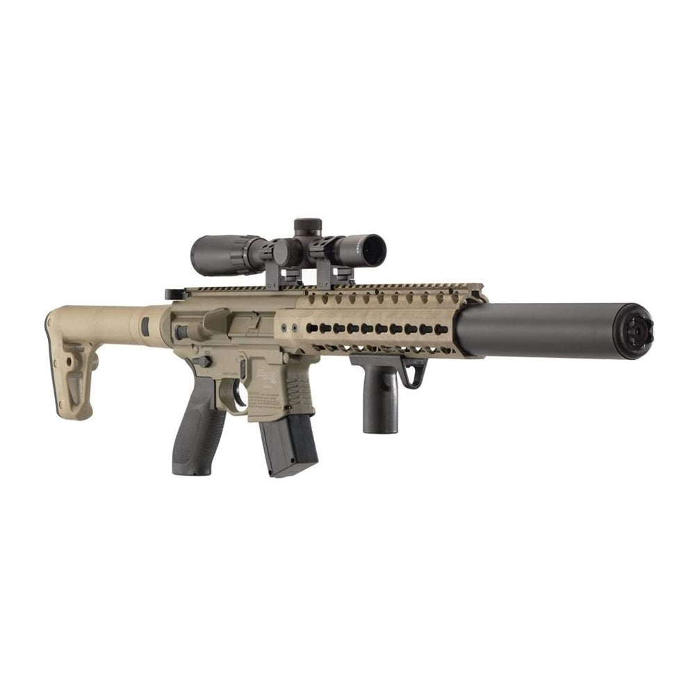 Sig Sauer MCX Air Rifle .177 Cal CO2 Powered with 1-4x24mm Scope - Flat Dark Earth